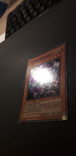 Yu-Gi-Oh! Pistolendrache, DL1-G002, Super Rare, 1. Auflage, Deutsch, NM-EX - Image 3