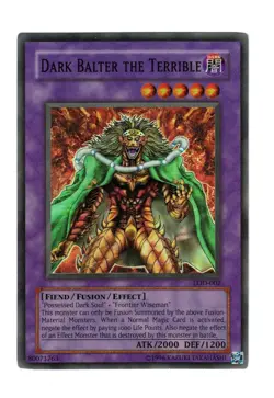 Yugioh- 1X Dark Balter the Terrible - Super Rare - Unlimited - LOD-002 - NM - Image 1