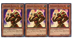 Yugioh- 3X Enraged Battle Ox - Common - Unlimited - DPKB-EN018 - Near Mint - Image 1