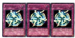Yugioh- 3X Hero Barrier - Rare - 1st Edition - EEN-EN049 - Light Play - Image 1