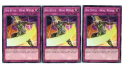 Yugioh- 3X Six Style - Dual Wield - Common - 1st Edition - SDWA-EN040 - NM - Image 1
