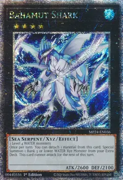 x1 Bahamut Shark - MP24-EN036 - Quarter Century Secret Rare - 1st Edition Yu-Gi- - Image 1