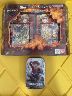 ONE PIECE CGC Op-13 +More ENGLISH Luffy Tin And Box Sealed Lot Collection Mint - Image 1