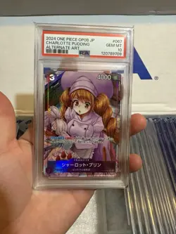 Charlotte Pudding OP08-067 | Alt Art | PSA 10 GEM MINT | One Piece Japan - Image 1