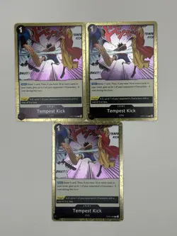 ONE PIECE TCG: Tempest Kick OP07-096 x3 Rare | 500 Years in the Future - Image 1