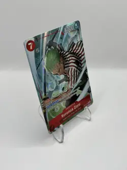 One Piece CCG Roronoa Zoro OP14-015 Alt Art SR - English - PACK FRESH MINT - Image 2