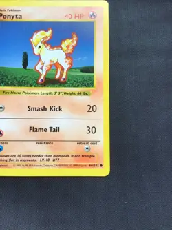 Pokemon Cards: Base Set 1st Edition Common: Ponyta 60/102 - Image 4