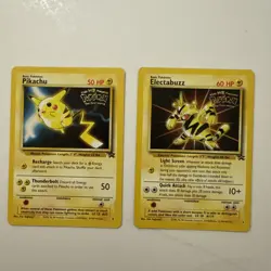 1999 Pokemon Card Job Lot - WB Kids Promo “The First Movie” Cards #2 and #4 - Image 1