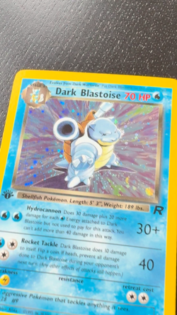 Pokemon cards: Dark Blastoise 1st Edition Team Rocket Holo 3/82 - Image 2