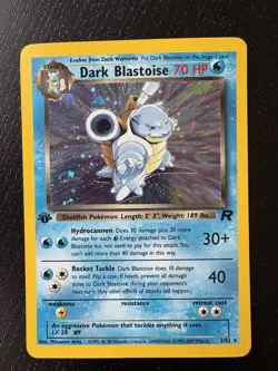 Pokemon cards: Dark Blastoise 1st Edition Team Rocket Holo 3/82 - Image 3