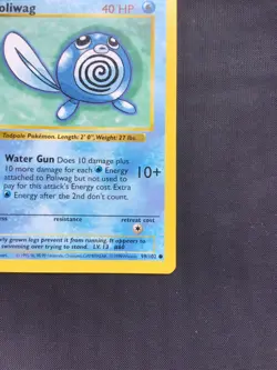 Pokemon Cards: Base Set 1st Edition Common: Poliwag 59/102 - Image 4