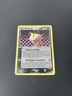 Pokemon Card EX Team Rocket Returns Rocket's Meowth 46/109 - Image 3