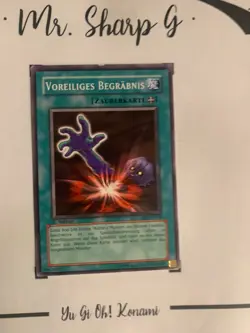 VOREILIGES BEGRABNIS - 1. AUFLAGE SD3-DE018 DEUTSCH Yu-Gi-Oh! CARD COMMON KONAMI - Image 3
