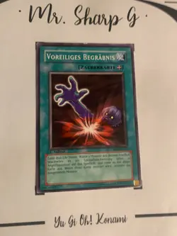VOREILIGES BEGRABNIS - 1. AUFLAGE SD3-DE018 DEUTSCH Yu-Gi-Oh! CARD COMMON KONAMI - Image 4