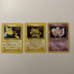 1999 Pokemon Card Job Lot - WB Kids Promo “The First Movie” Cards #2 #3 #4 - Image 1