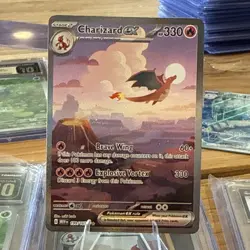 Pokemon TCG Charizard EX Scarlet & Violet 151 Card Sir 199/165 See Photos - Image 1