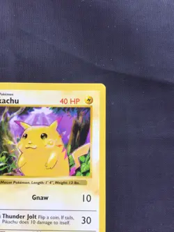 Pokemon Cards: Base Set 1st Edition Common: Yellow Cheek Pikachu 58/102 - Image 3