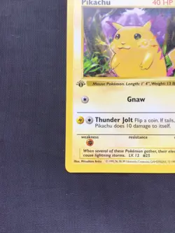 Pokemon Cards: Base Set 1st Edition Common: Yellow Cheek Pikachu 58/102 - Image 5