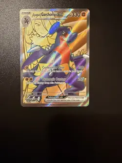 Cynthia's Garchomp SVP 204 Black Star Promo Full Art Holo Pokemon TCG Card - Image 1