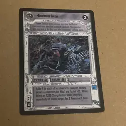 STAR WARS CCG ENDOR RARE CARD LIEUTENANT GREEVE - Image 1