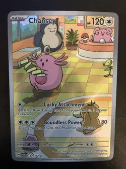 Pokemon TCG Cards Chansey 187/167 Twilight Masquerade Illustration Rare NM-M - Image 1