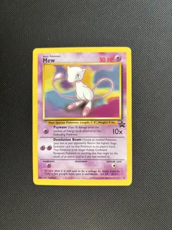 Pokemon Card Black Star Promo Mew 8 WOTC - Image 1