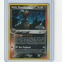 Dark Houndoom Pokemon Card ex Team Rocket Returns 2004 Reverse Holo 37/109 - Image 1