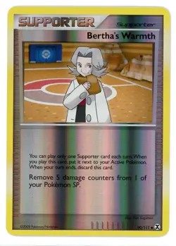 Bertha's Warmth Reverse Holo 90/111 Rising Rivals Pokemon Card - Image 1