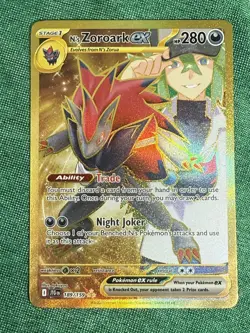 Pokemon TCG Journey Together N's Zoroark EX Card 189/159 - Image 1