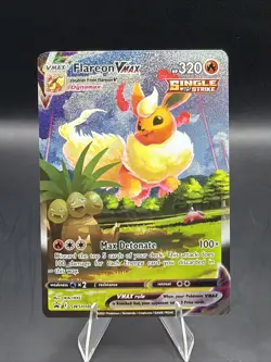 Flareon VMAX SWSH180 SWSH: Sword & Shield Promo Cards Holo NM Near Mint - Image 1