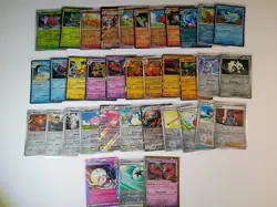 Pokemon TCG Twilight Masquerade (TWM EN) Reverse Holo/EX 36 Card Lot - Image 1