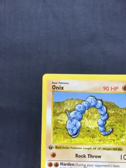 Pokemon Cards: Base Set 1st Edition Common: Onix 56/102 - Image 2