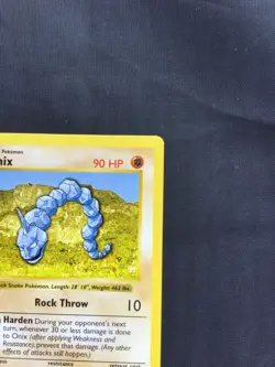 Pokemon Cards: Base Set 1st Edition Common: Onix 56/102 - Image 3
