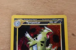 Pokemon Card Tyranitar 12/75 Vintage Holo Rare Neo Discovery - Image 2