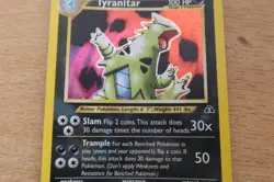 Pokemon Card Tyranitar 12/75 Vintage Holo Rare Neo Discovery - Image 3