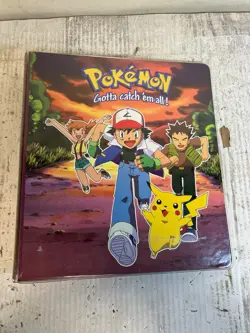1999 Nintendo Original Pokemon Card Game 3-ring Binder Ash, Friends & Pikachu 41365040775 - Image 2