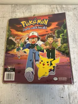 1999 Nintendo Original Pokemon Card Game 3-ring Binder Ash, Friends & Pikachu 41365040775 - Image 3