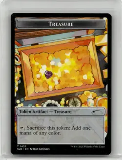 Treasure Token #1432 Secret Lair Near Mint or Better W/Tracking - Image 1