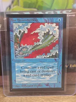 COLLECTORS' EDITION Blue Elemental Blast - Magic The Gathering MTG - Vintage Eng - Image 1