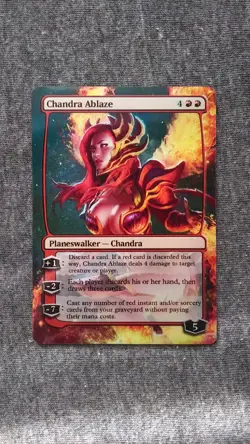 MTG - Chandra Ablaze - Foil Fanart - Image 1