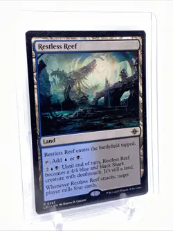 MTG - Restless Reef - The Lost Caverns of Ixalan - Regular - NM+ - Image 1
