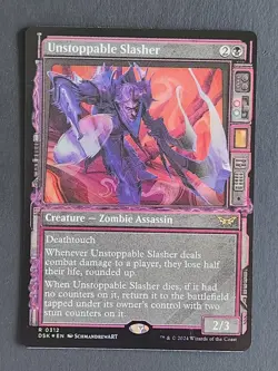 Unstoppable Slasher (Showcase) Duskmourn: House of Horror Foil - Image 1