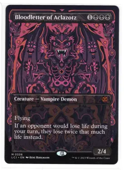 MTG Bloodletter of Aclazotz (Borderless)(336) - The Lost Caverns of Ixalan (LCI) - Image 1