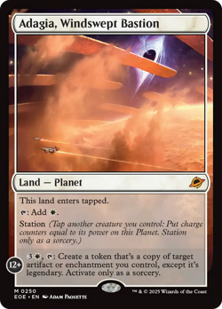 x1 Adagia, Windswept Bastion EOE Edge of Eternities MTG 250 M/NM 1x - Image 1