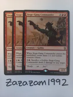 3x Siege-Gang Commander (DOM, Near Mint) - Image 1