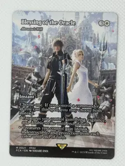 Magic: The Gathering Blessing of the Oracle Final Fantasy Set Full art - Image 1