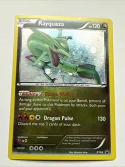 2015 Rayquaza XY64 XY Black Star Promo Holo Pokemon Card LP - Image 1