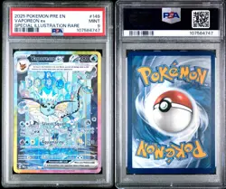 Vaporeon ex 149/131 PSA 9 Prismatic Evolutions SIR Pokemon Card Game - Image 2