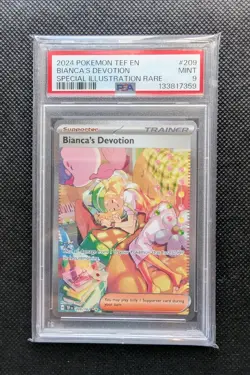 Bianca's Devotion Trainer 209/162 - Temporal Forces Pokemon Card - PSA 9 - MINT - Image 1