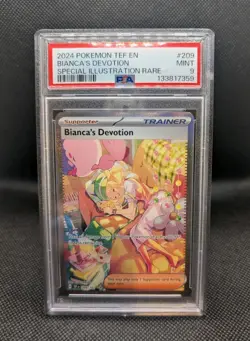 Bianca's Devotion Trainer 209/162 - Temporal Forces Pokemon Card - PSA 9 - MINT - Image 3
